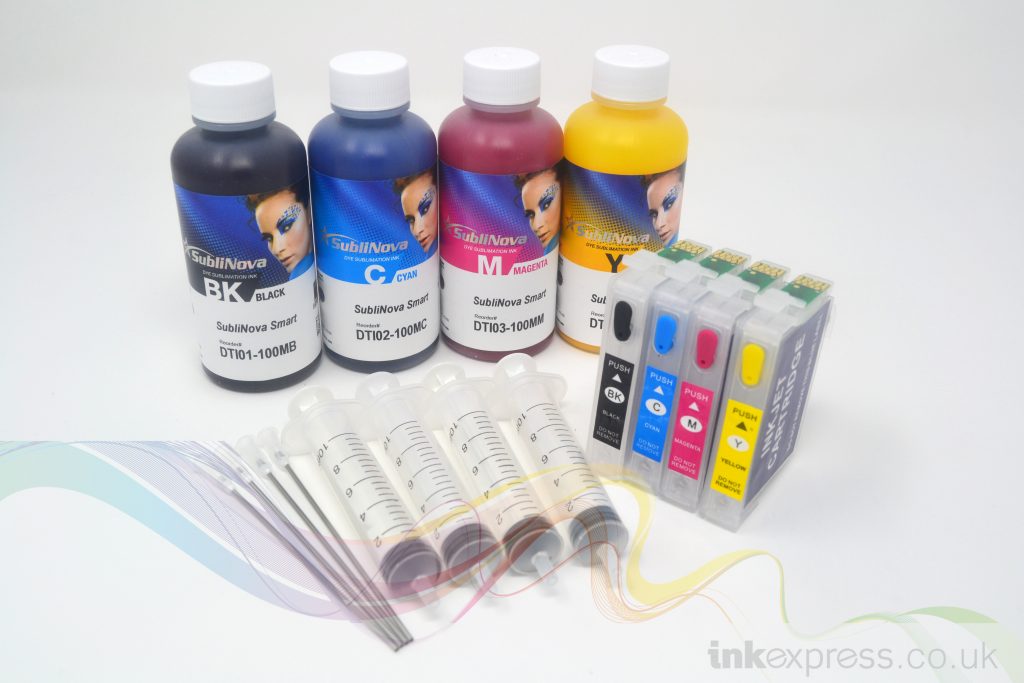 Sublimation Conversion Cartridge Starter Pack For Epson Workforce Wf 2630wf Printers Ink Express 9108