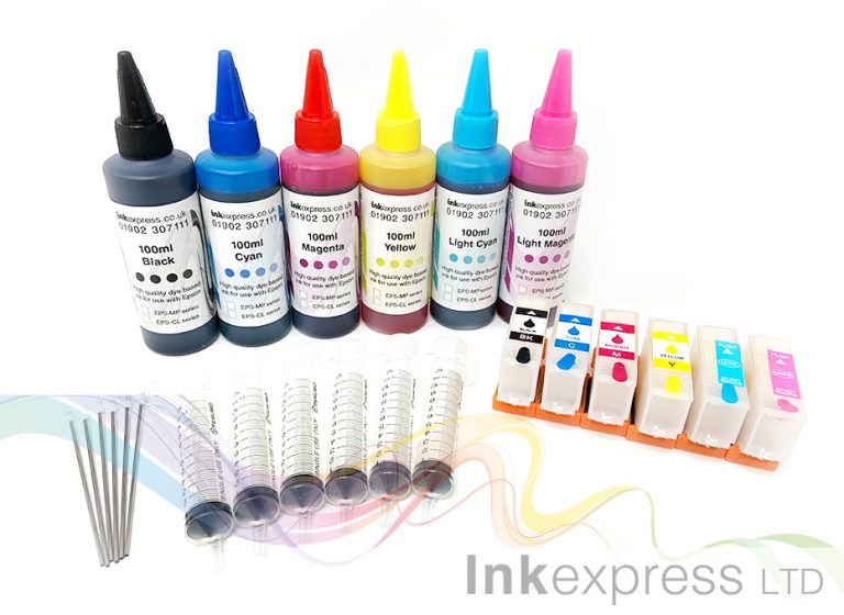 Compatible Epson 378xl Refillable Ink Cartridge Starter Pack Ink Express 2390