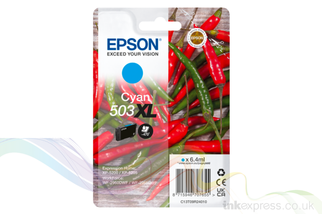 Epson Original 503xl Cyan Ink Cartridge Ink Express 2195