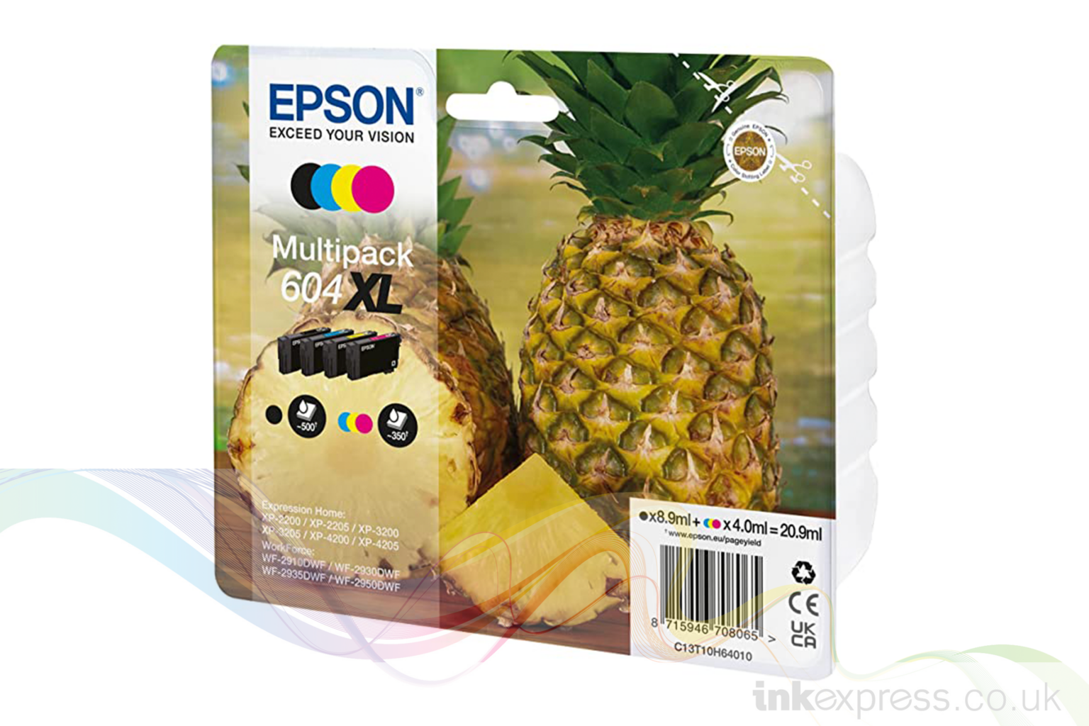 Multipack Epson 4 Colours 604xl Ink Cartridges Ink Express 5993